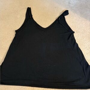 Abercrombie & Fitch Black Sleeveless Women's Top